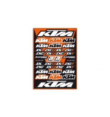 Planche stickers - KTM - BLACKBIRD