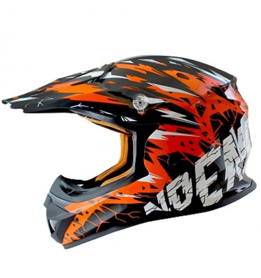 Casque cross NO END Cracked - Adulte