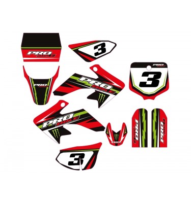 Kit déco PROBIKE - Type CRF50 - Rouge