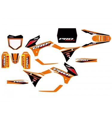 Kit déco PROBIKE - Type KTM - Orange