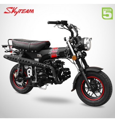 Moto DAX 50 - SKYTEAM -  Black Edition - Noir Mat