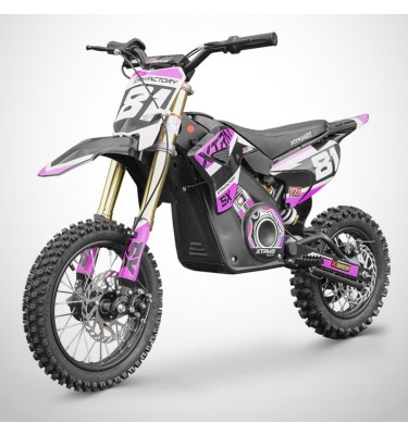Motocross électrique enfant SX 1100W - XTRM81 - 12/10 - Rose