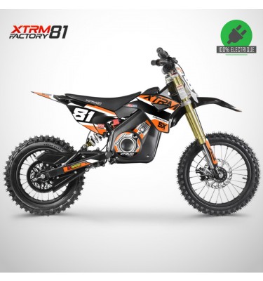Motocross électrique enfant SX 1300W - XTRM81 - 14/12 - Orange