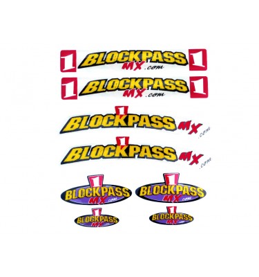 Planche stickers - BLOCKPASS MX