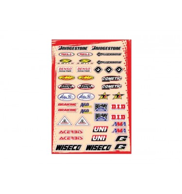 Planche stickers - Multi logos - Kit C - FLU DESIGNS