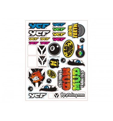 Planche de stickers - YCF