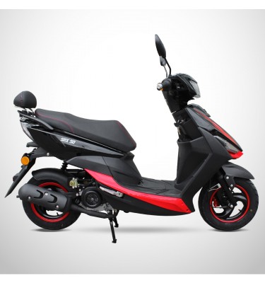 Scooter 50cc SRX 50 - 4 Temps - Edition 2023 - JIAJUE - Noir / Rouge