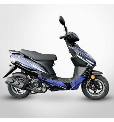 Scooter 50cc SPIRO 50 - Edition 2024 - JIAJUE - Bleu