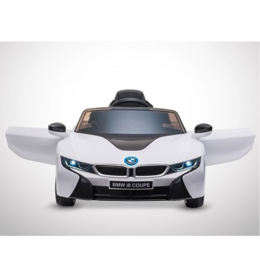 Voiture électrique enfant KINGTOYS - BMW I8 60W - Blanc