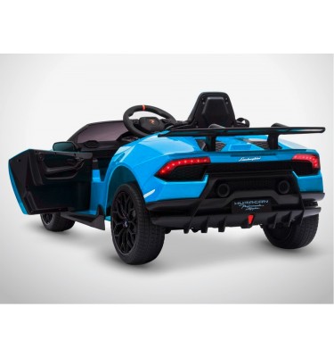 Voiture électrique enfant KINGTOYS - Lamborghini Huracan 60W - Bleu