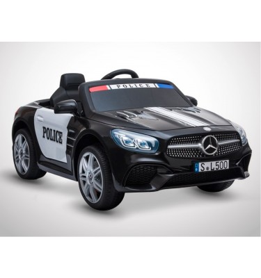 Voiture Électrique Enfant Mercedes SL 500 80W / 12V Police KINGTOYS
