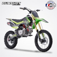 Dirt Bike GUNSHOT 140 FX - 17/14 - Vert - 2024