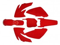 Kit plastique - Type CRF70 - Rouge