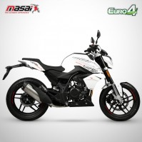 Moto homologuée FURIOUS 125 - MASAI - Blanc