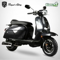 Scooter 125cc Grand Prix - 4 Temps - ROYAL ALLOY - Noir