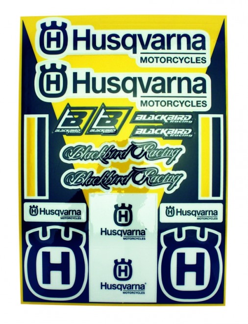 Planche stickers - Husqvarna - BLACKBIRD