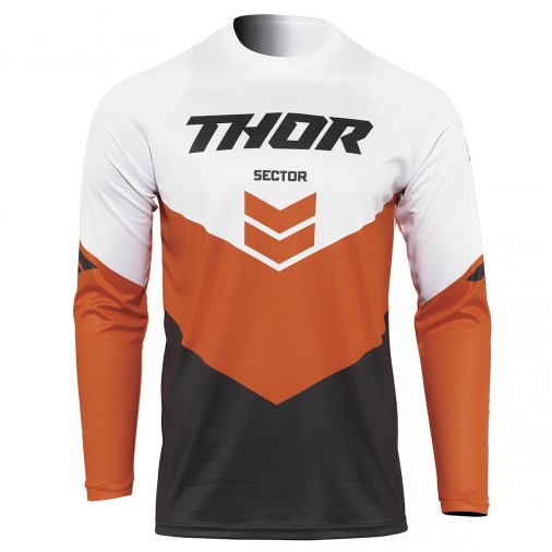Thor Maillot Cross Enfant Sector Link Taille L Vert 