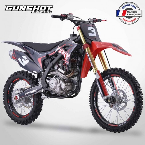 Moto cross GUNSHOT 300 MX3-R 4V - Noir - 2024