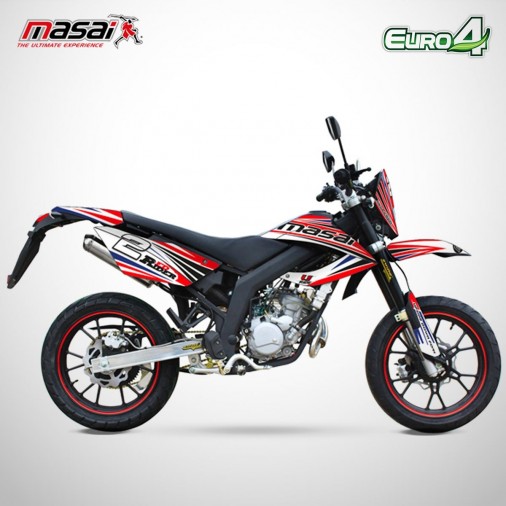 Moto homologuée SM 50 - MASAI - Red Rider