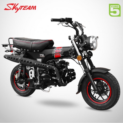 Moto DAX 50 - SKYTEAM -  Black Edition - Noir Mat