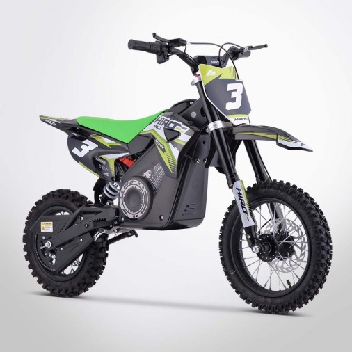 Dirt bike enfant électrique APOLLO HIRO ROCKET 1000W - Édition 2024 - Vert