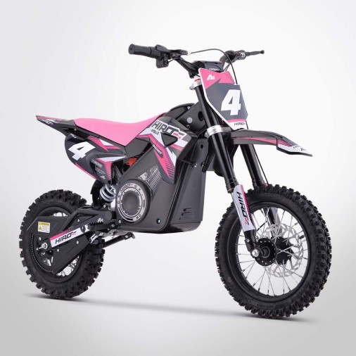 Dirt bike enfant électrique APOLLO HIRO ROCKET 1000W - Édition 2024 - Rose