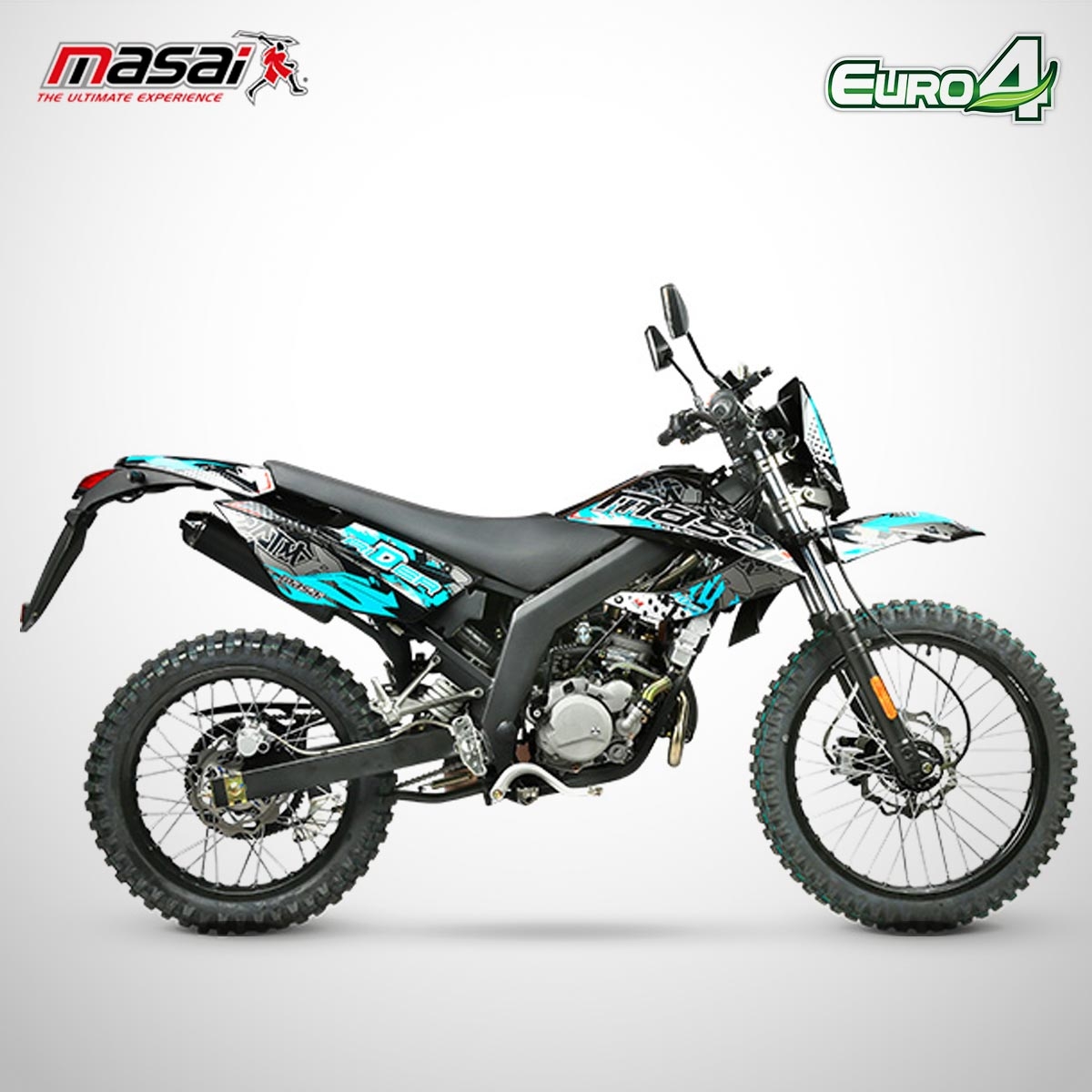 Moto Homologuée Enduro RIDER 50 MASAI Moto 50cc 2T
